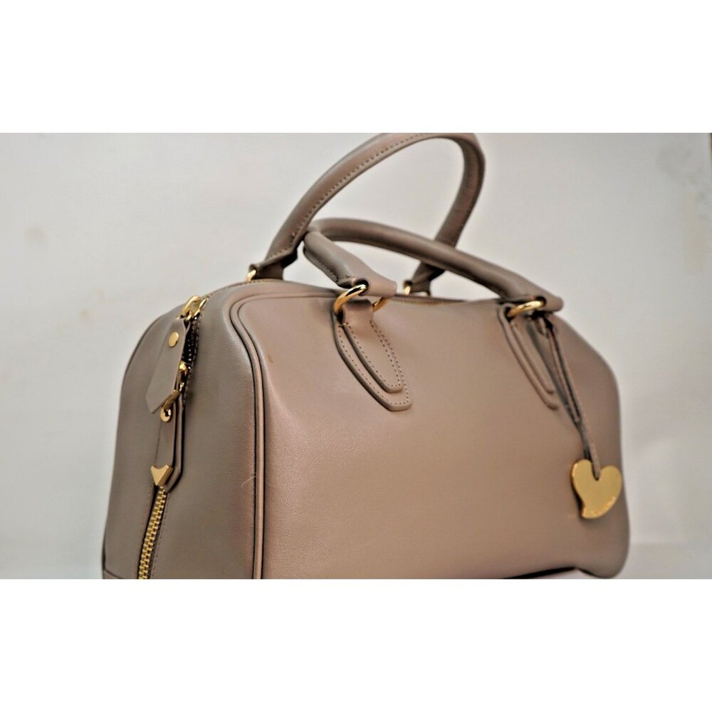 NWOT Cuore & Pelle Leather Satchel Bag 2 Handles + Crossbody Strap Purse - Picture 1 of 8